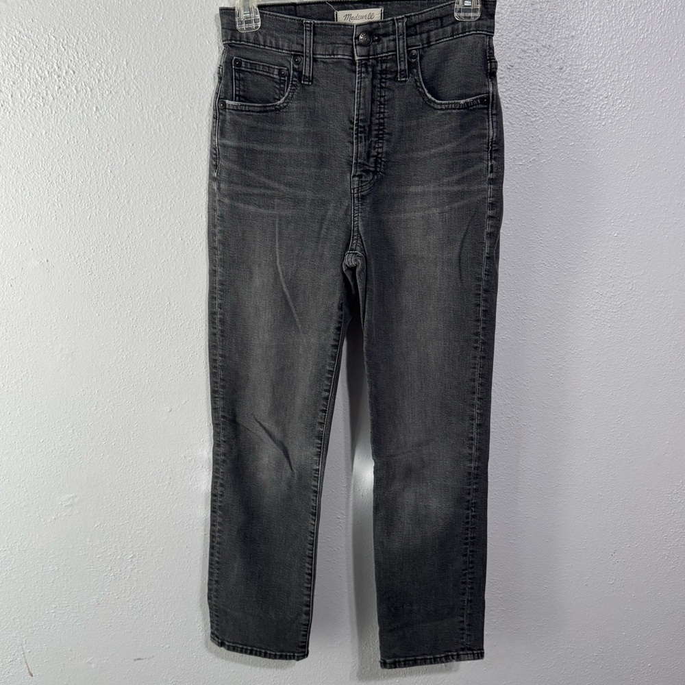 Madewell gray perfect vintage crop jeans size 25